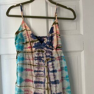 Lucky Tie Dye Cotton Tank Top